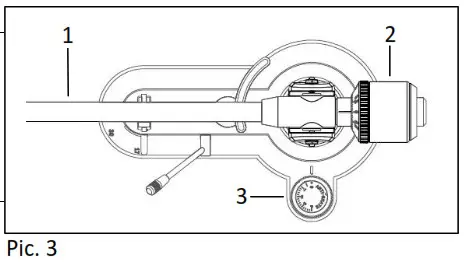 Dual CS 429 Hi-Fi Turntable Fully Automatic- Counterweight fitting