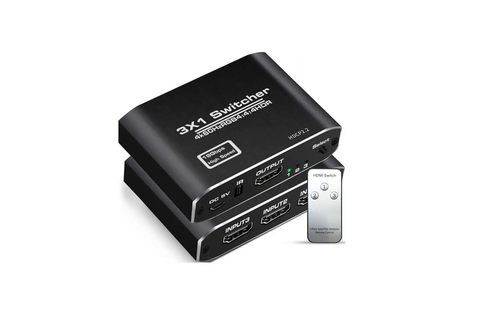 Ozright Ozj4 4k Hdmi 2.0b Matrix Switch 4x4 Switcher Splitter 4-in-4 Out Box User Manual