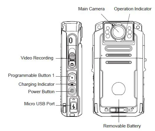 CaptureShenzhen Aintel Technologies CP500 Smart Body Worn Camera 1