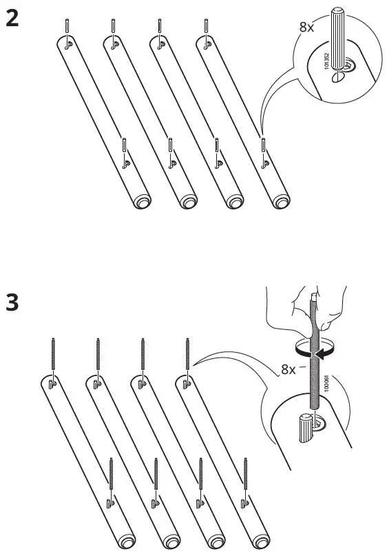 IKEA LISTERBY Side Table 50cm-3