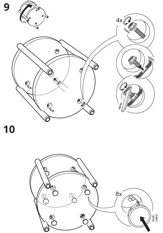 IKEA LISTERBY Side Table 50cm-7