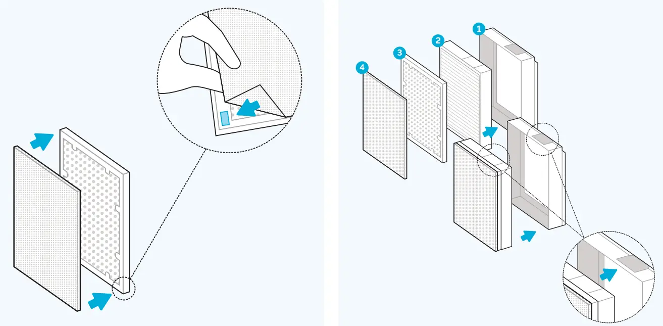 Fellowes AM9573001 Aeramax Pro AM3 PC Air Purifier - Setting 1