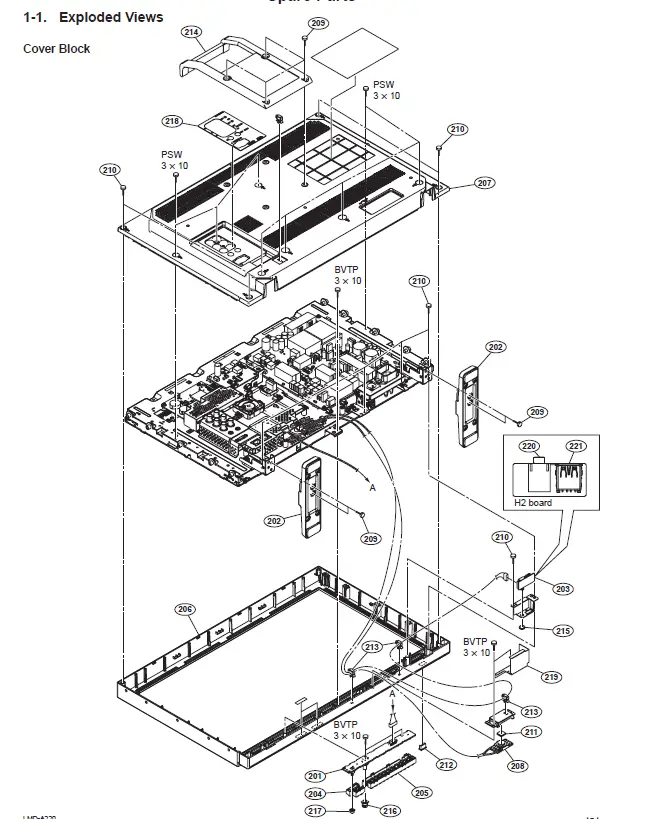 SONY LMD-A220 Professional Video Monitor Owner's fig 1