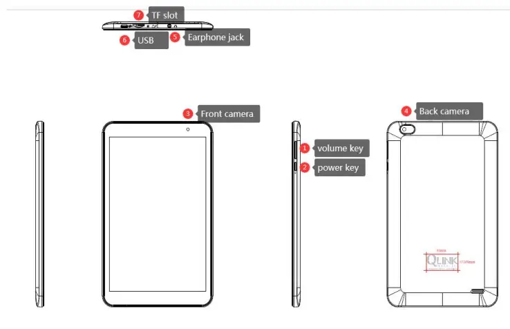 QLINK Wireless Scepter 8 Tablet - Knowing your tablet