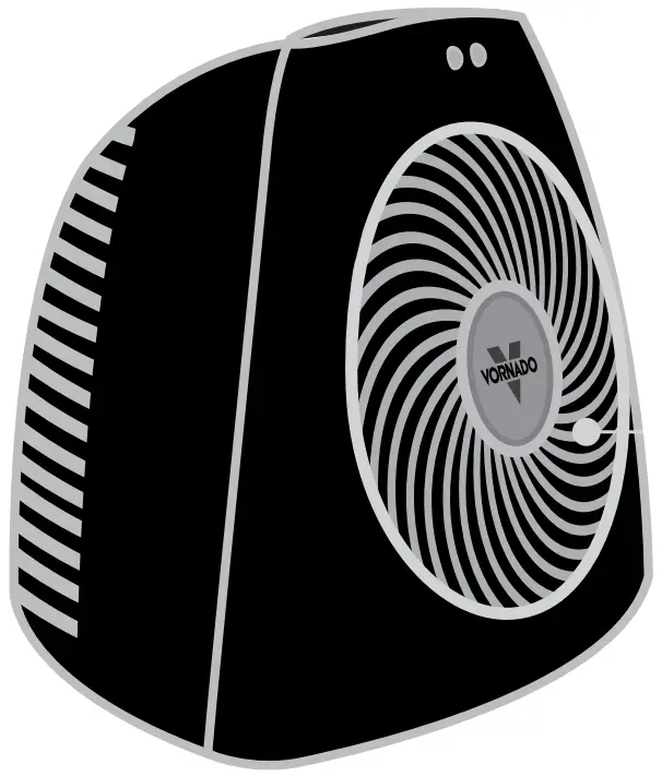 heater moves a substantial amount of air