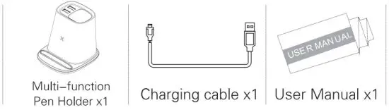 Shenzhen Ugood Technology F5 Pen Holder with Wireless Charger - Package contents