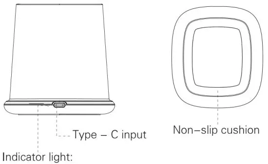 Shenzhen Ugood Technology F5 Pen Holder with Wireless Charger - Product Layout