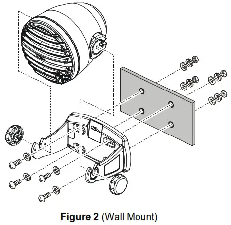 STANDARD HORIZON MLS 310 External Speaker with 10 Watt Amplifier - INSTALLATION 2
