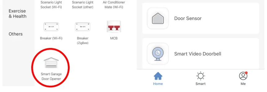 AGSHome Smart Garage mobail 1