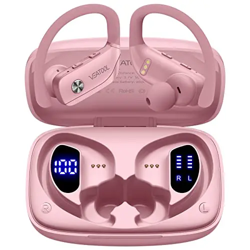 Wireless-Earbuds-Bluetooth-Headphones-48hrs-Play-Back-Sport-Earphones-image