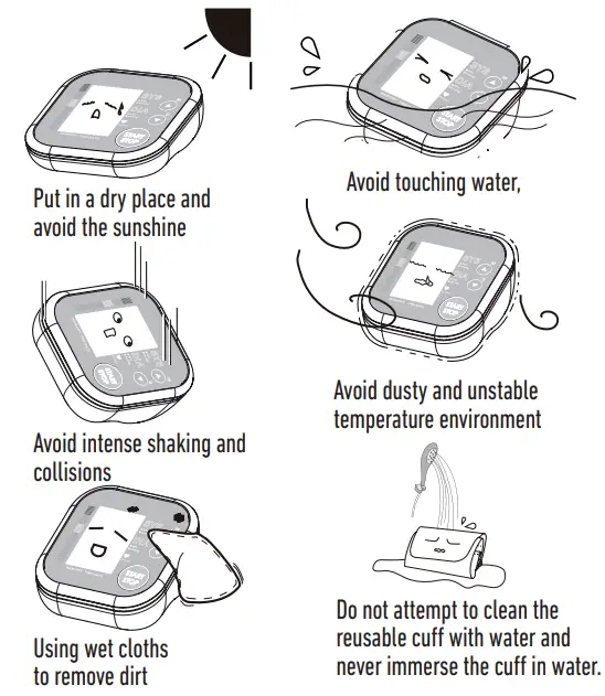 HoMEDiCS BPA 3020 EU Automatic Arm Blood Pressure Monitor - fig 20