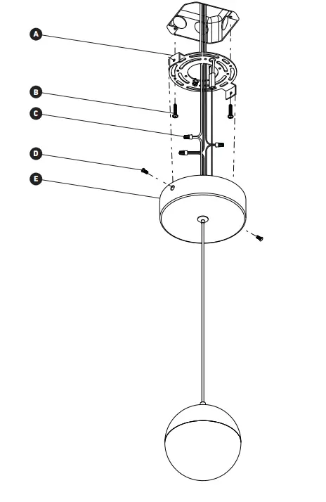 artika PDT1-SP Sparkle 1 1-Light LED Pendant-Fig1