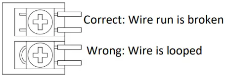 MGC MIX-4003-S Sounder Base Instruction Manual - Do not loop signal circuit field