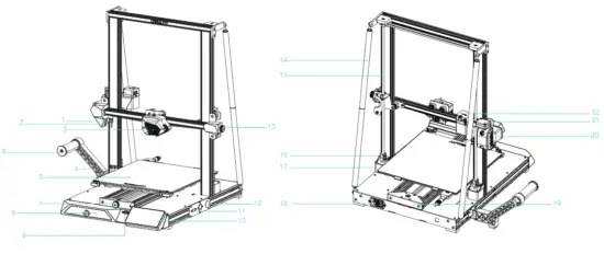 CREALITY CR 10 Smart 3D Printer - Fig