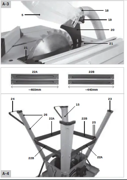 VONROC TS501AC Table Saw-fig 2
