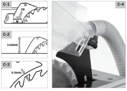 VONROC TS501AC Table Saw-fig 4