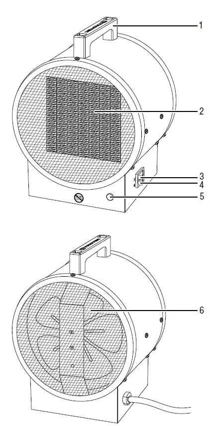 TROTEC TDS10M ceramic heater-4