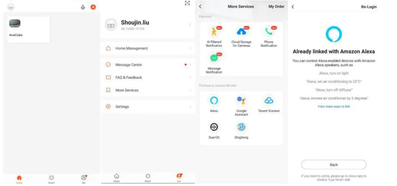 avatar AVS101SR AvaCube Smart Home Hub with Alexa Built-in 12