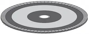 Non-hubbed sanding flap disc