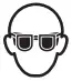 Proper eye protection