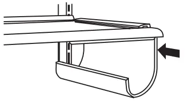 KitchenAid KBFN502ESS BOTTOM MOUNT BUILT IN REFRIGERATOR - Wine Rack