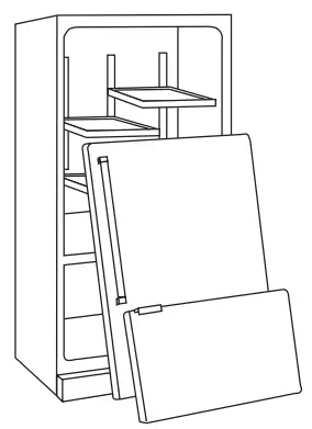 KitchenAid KBFN502ESS BOTTOM MOUNT BUILT IN REFRIGERATOR - fig