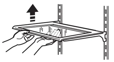 KitchenAid KBFN502ESS BOTTOM MOUNT BUILT IN REFRIGERATOR - replace a shelf