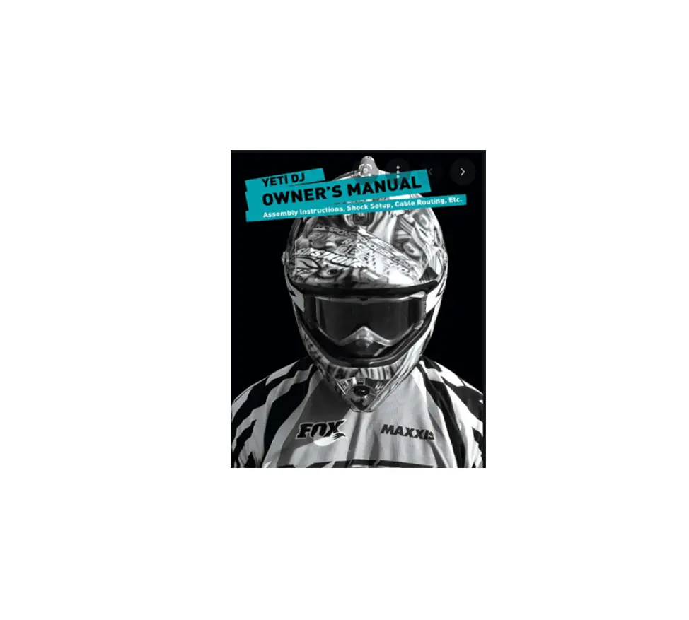 Yeti Dj 4x Monster Cycle Owner's Manual Yeti Dj 4x Monster Cycle Owner's Manual