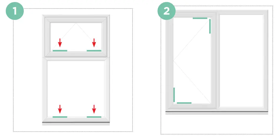Screwfix 1190x1040mm White Aluminium WINDOW - Window
