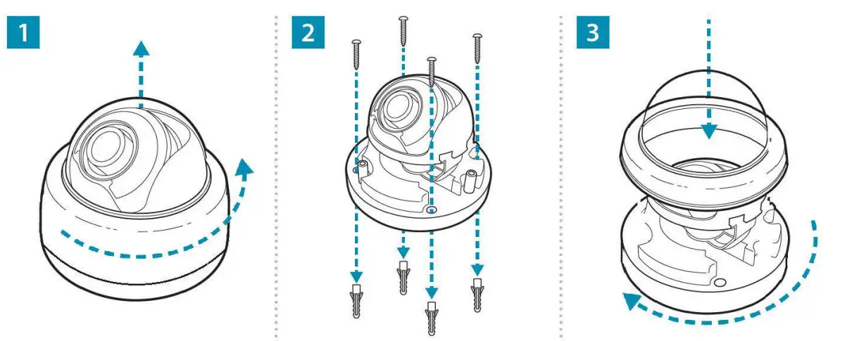 Zip SEE505W 5MP Internal Dome 2.8 12mm 4PC IR Camera - Figure 3