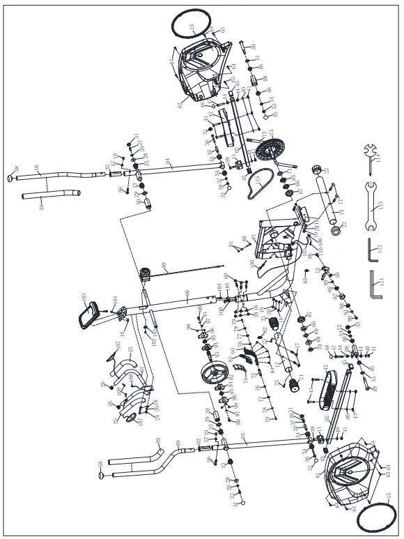 GEARSTONE B0924DPBX4 T1 Elliptical Machine-1