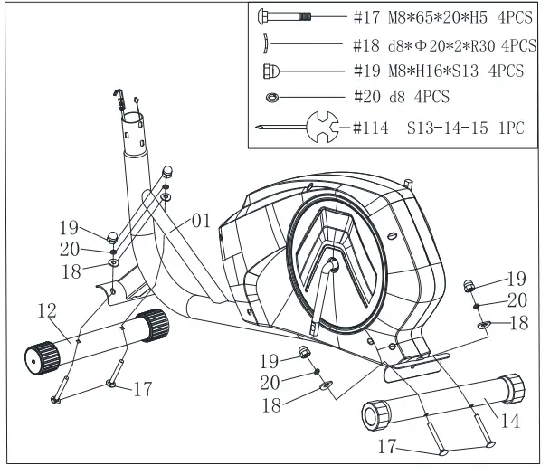GEARSTONE B0924DPBX4 T1 Elliptical Machine-2