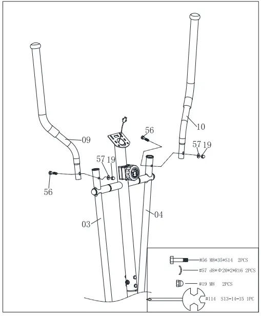 GEARSTONE B0924DPBX4 T1 Elliptical Machine-6
