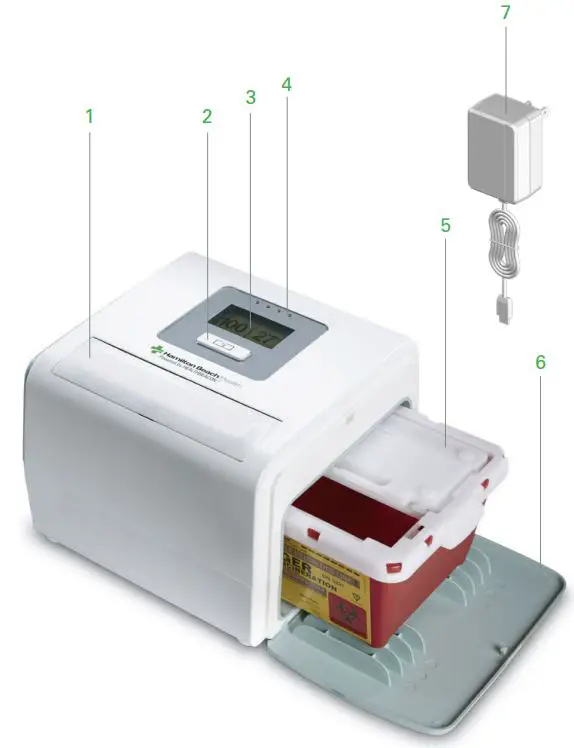 Hamilton Beach HEALTH Smart Sharps Bin Device 1
