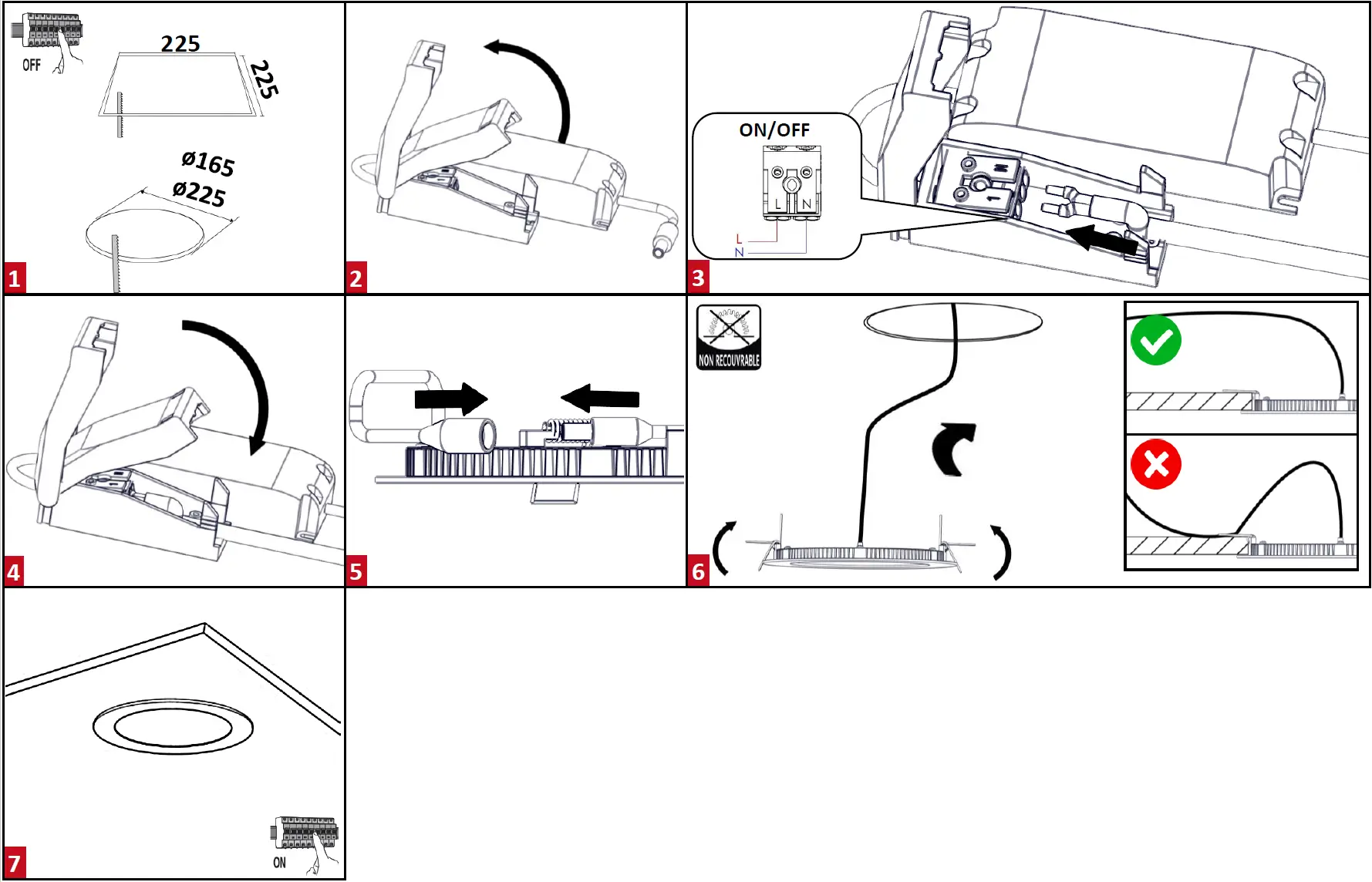 resistex 791903 Zephyr Extra-flat LED Downlight fig 2