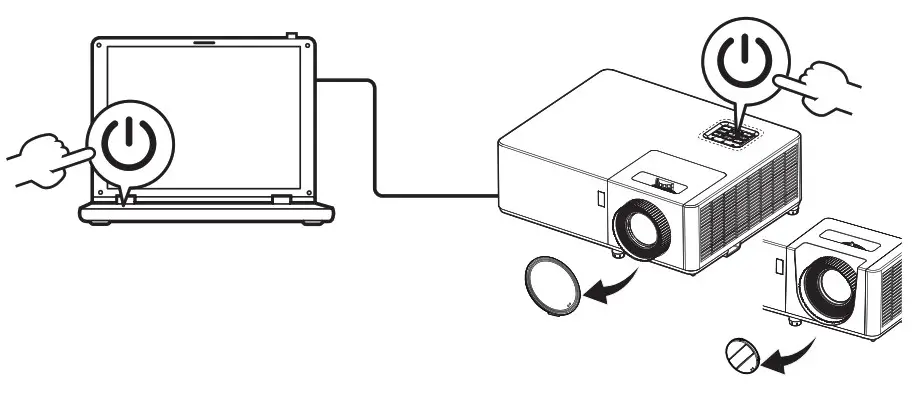 acer Projector - Powering On the Projector