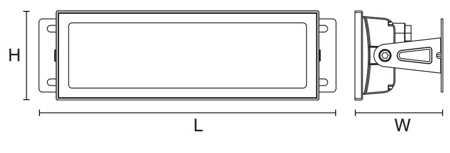 ONFORU CTB96BL 2 Pack LED Flood Light - COMPONENTS 2