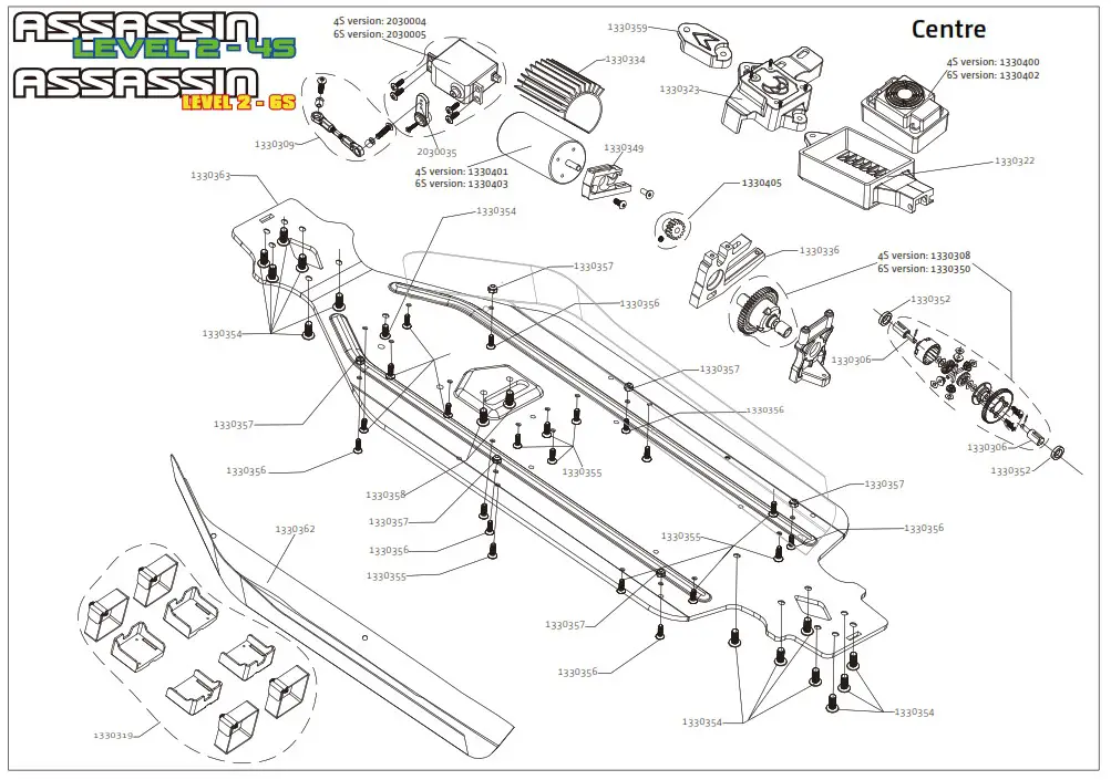 ABSIMA 1 8 Scale 4wd Electric Buggy - Ceter 3