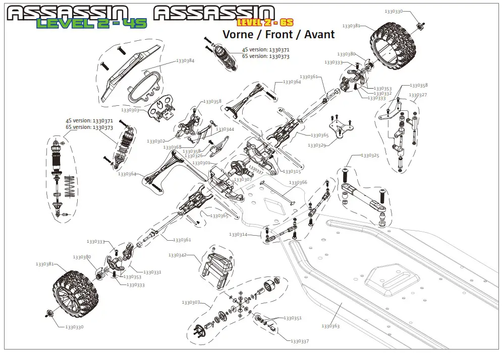 ABSIMA 1 8 Scale 4wd Electric Buggy - Dragram 2
