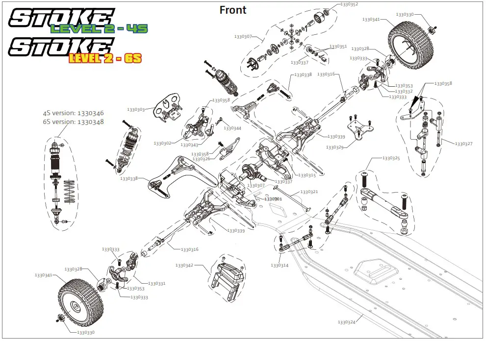 ABSIMA 1 8 Scale 4wd Electric Buggy - Dragram Front
