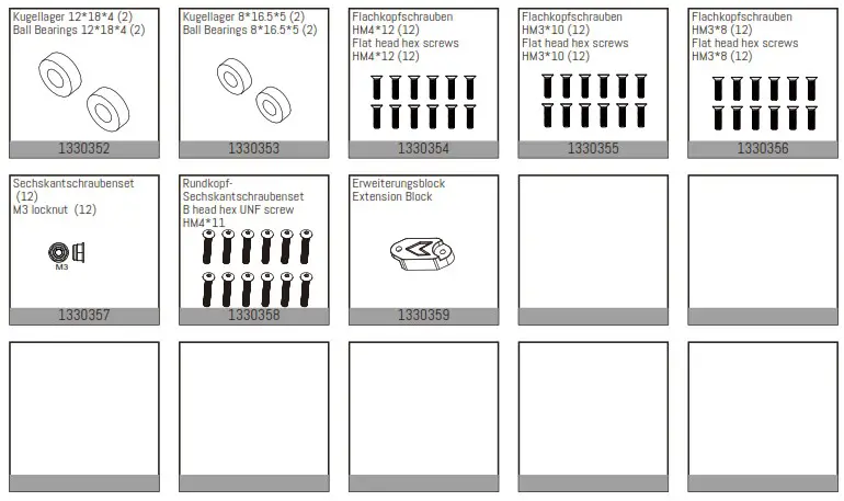 ABSIMA 1 8 Scale 4wd Electric Buggy - Part List 3