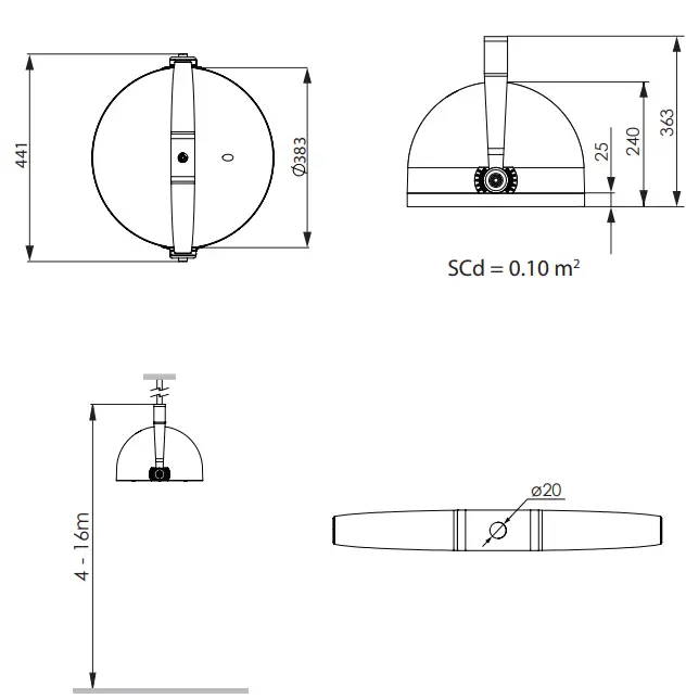 VIZULO-BBL-020-727-L20-AA008-CJ-RG1-8211065-Blackbird-Scepter-LED-Street-Luminaire-FIG-1
