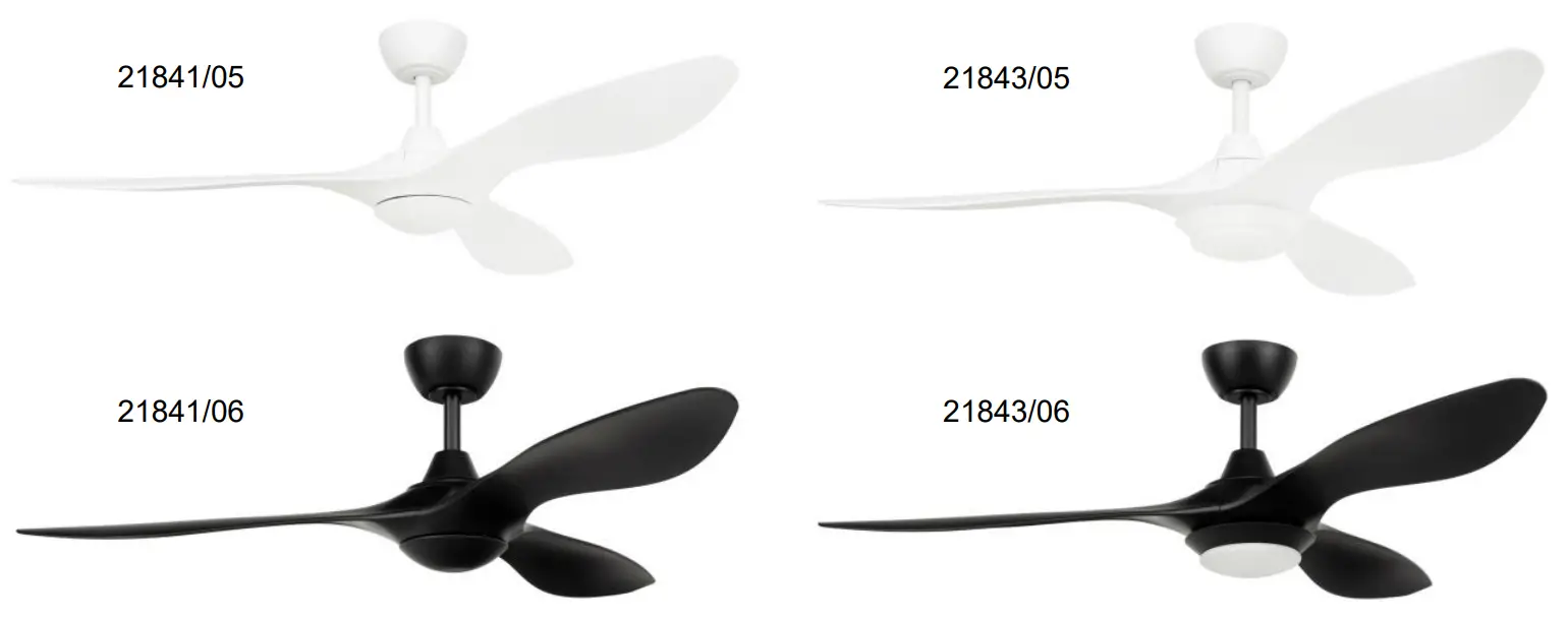 Brilliant 21841 05 Malta 52 Inch 3 Blade DC Ceiling Fan