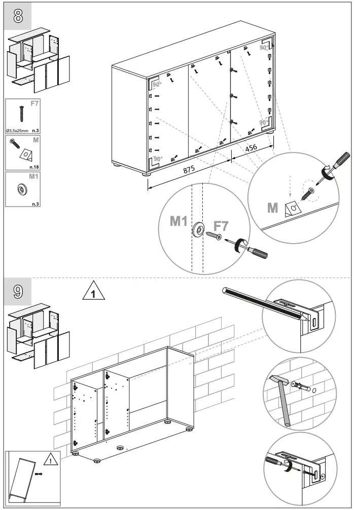 Instruction Figure 8 and 9