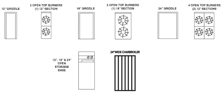 VULCAN V236HS Natural Gas Heavy Duty Range - 3