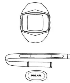 POLAR FT60 Heart Rate Monitor 1