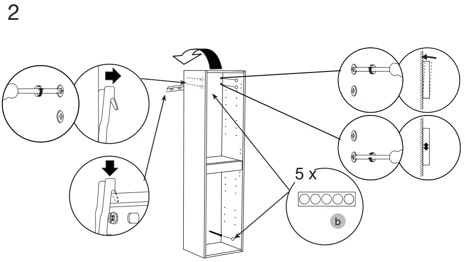westerbergs 20073261 samla Anthracite 80 cm Mirror Cabinet -fig3