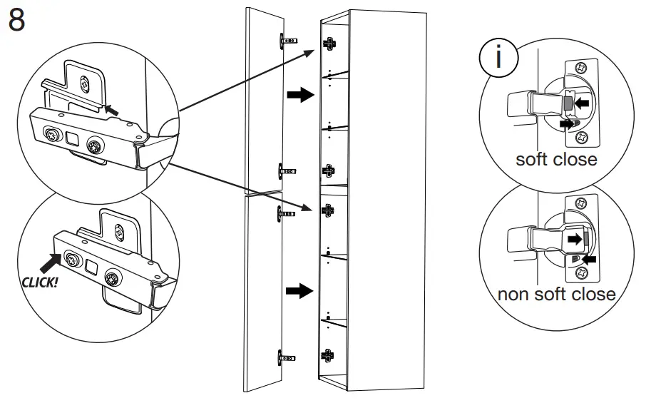 westerbergs 20073261 samla Anthracite 80 cm Mirror Cabinet -fig9