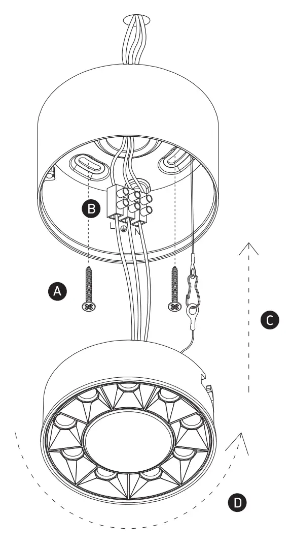 one LIGHT 12112X Ceiling Spot Cylinder