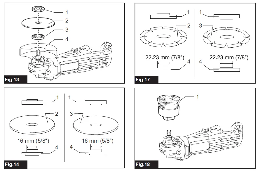 makita GA4050 Angle Grinder 3